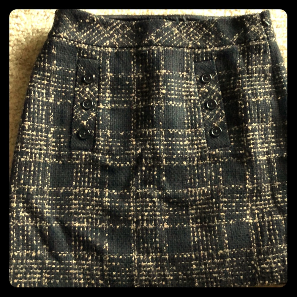 Anne Taylor Loft Tweed skirt